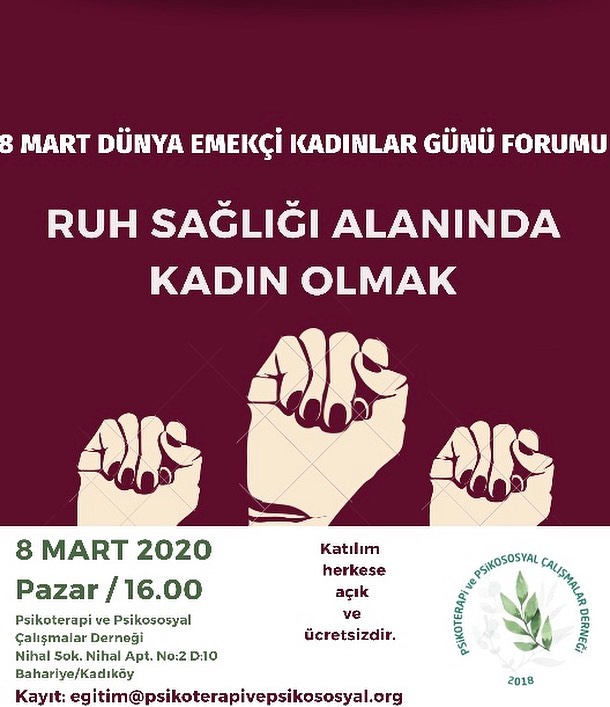 8 MART DÜNYA EMEKÇİ KADINLAR GÜNÜ FORUMU